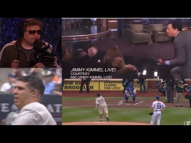 GARY DELL’ABATE METS first pitch and redemption on Jimmy Kimmel ARTIE VS BABA BOOEY Howard Stern TV