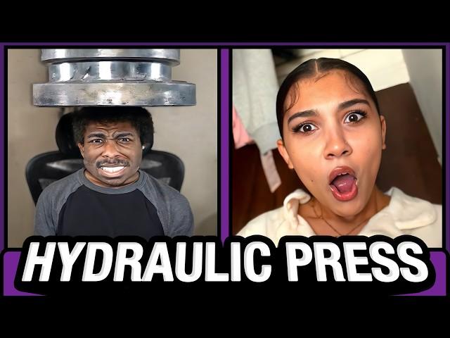 Omegle Trolling... But I’m HYDRAULIC PRESSED