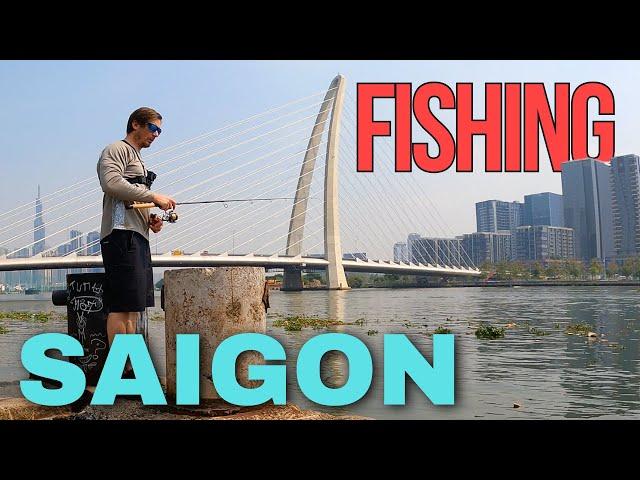 Street Fishing Saigon  First Time Exploring Vietnam