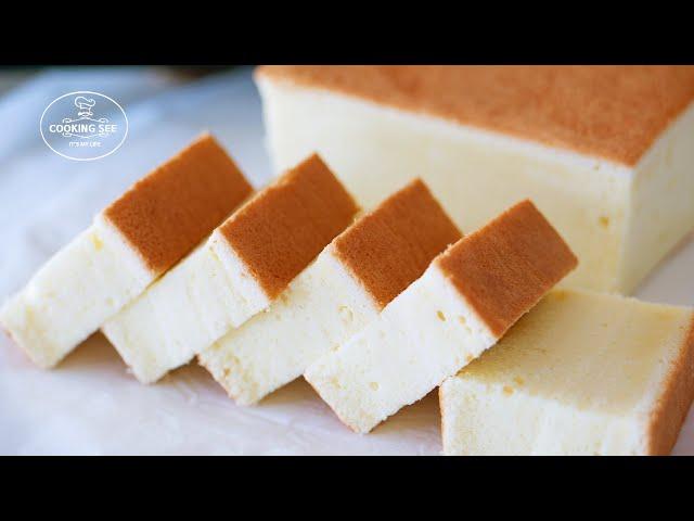 Condensed milk castella cake recipe / soft and fluffy cake