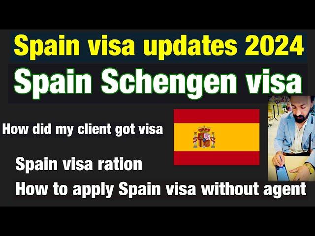 Spain visit visa update 2024/ Spain Schengen visa / Spain paper process