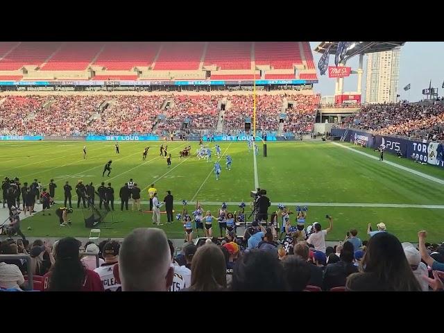 BMO Field (Toronto Argonauts/CFL) - View From Section 120, Row 16 (6/18/23 vs Hamilton Tiger-Cats)