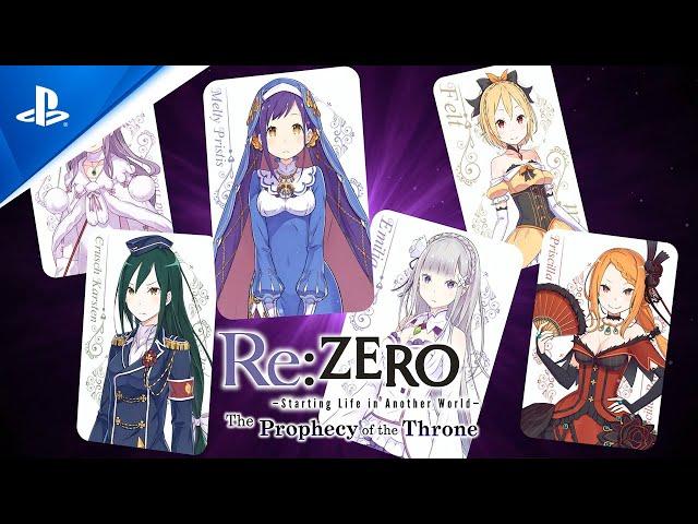 Re:ZERO -Starting Life in Another World- The Prophecy of the Throne | Game Overview Trailer | PS4