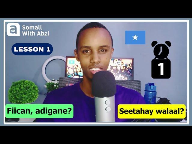 Daily Somali Prases - Lesson 1