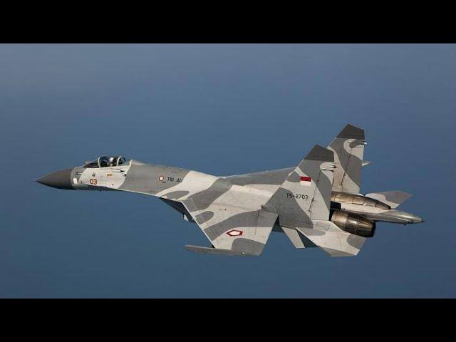 Aksi para Penerbang Sukhoi 27/30 Skadron Udara 11 pada Latihan Air Intercept dan Force Down