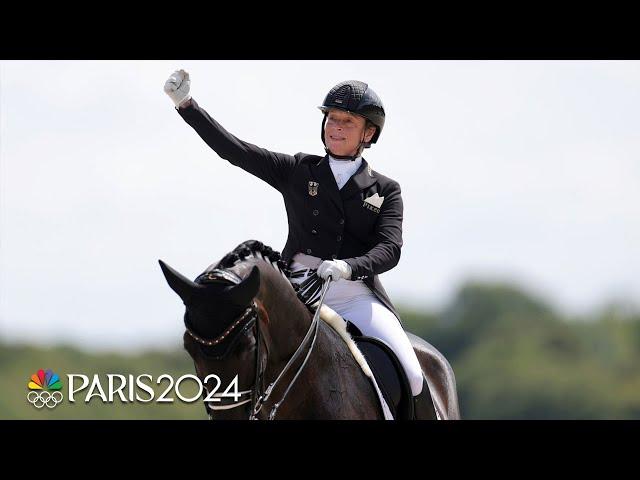 Isabell Werth wins HISTORIC 14th Olympic equestrian medal | Paris Olympics | NBC Sports