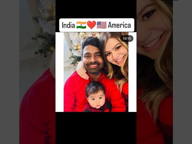 Indian ️ American couple #indiaamerica #america #american #india