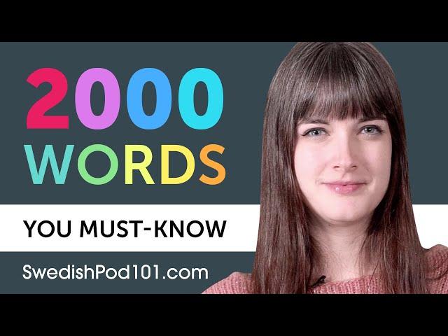 2000 Words Every Swedish Beginner Must Know