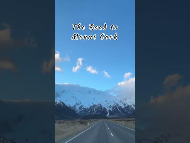 Nz’s Iconic Scenic Road- Mount Cook New Zealand #southislandnewzealand #discovernewzealand