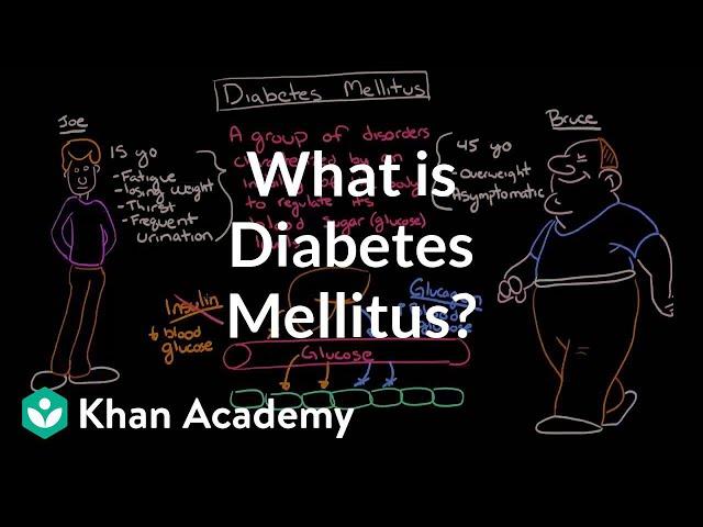 What is diabetes mellitus? | Endocrine system diseases | NCLEX-RN | Khan Academy