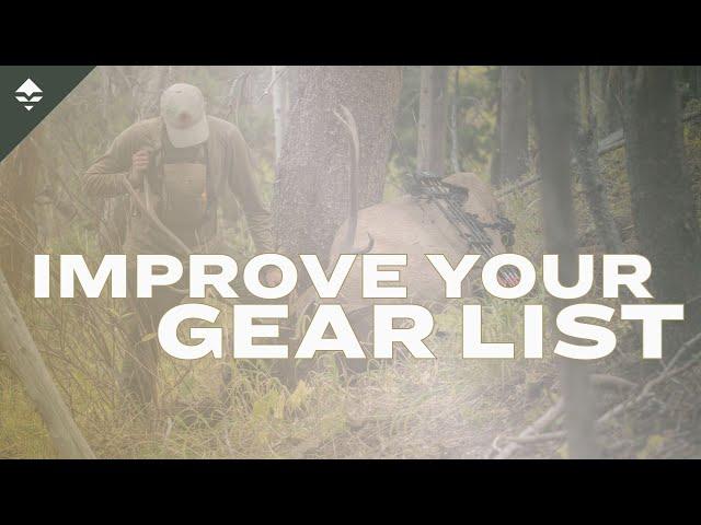 Four Ways to Improve Your Hunting Gear List