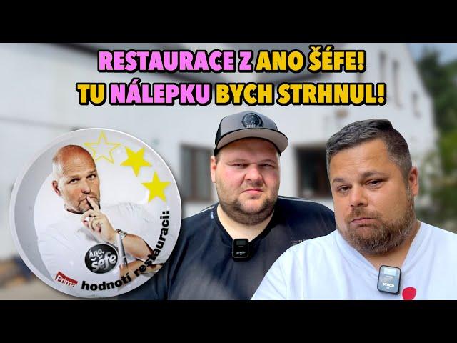 Další restaurace z ANO ŠÉFE! Tu nálepku by měli strhnout!