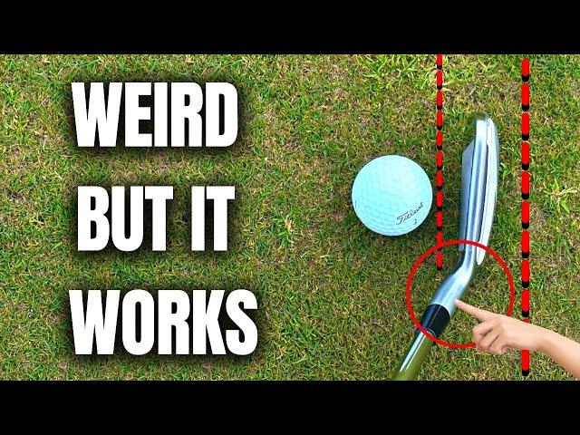 The WEIRD ADJUSTMENT that gets you hitting a DIVOT EVERY TIME with your IRONS!!