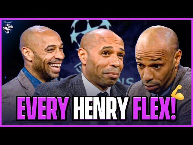 When Henry talks, the world listens!  | EVERY Thierry Henry on-screen flex! 