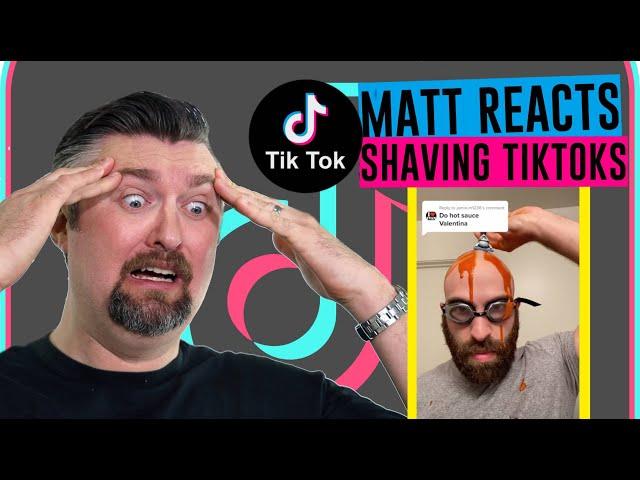 Shaving Expert Matt REACTS to WILD Shaving TikToks