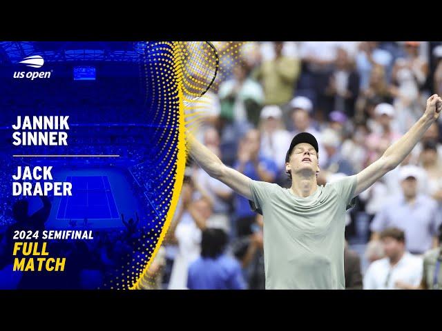 Jannik Sinner vs. Jack Draper Full Match | 2024 US Open Semifinal