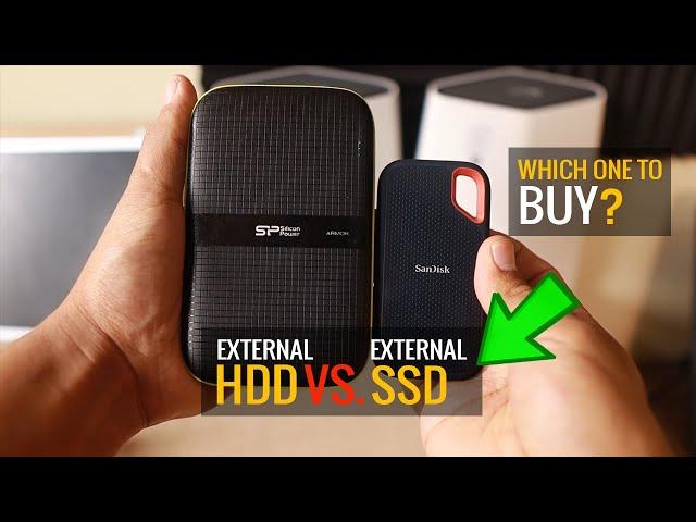 External SSD VS. External HDD | Which one to BUY?