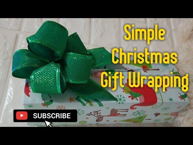 SIMPLE CHRISTMAS GIFT WRAPPING // DIY // CLAUDINE G.