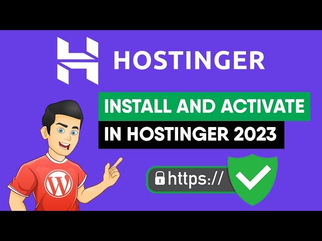 How To Install and Activate SSL Certificate In Hostinger 2023