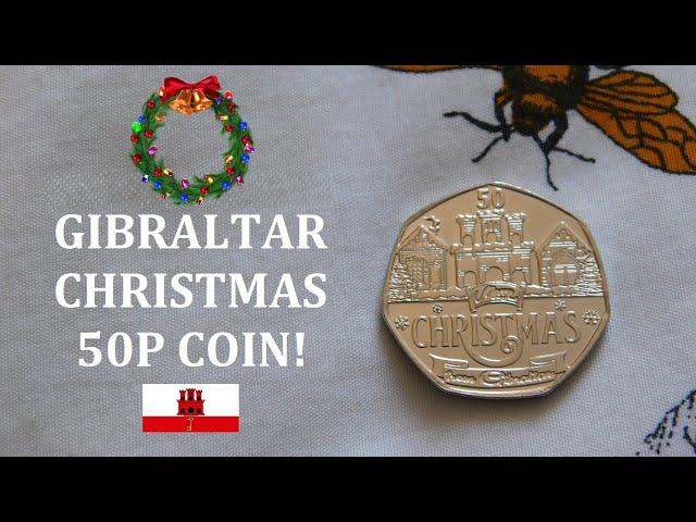 Gibraltar Christmas 50p Coin (2024) #COINS