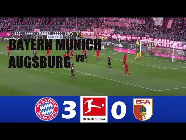 Bayern Munich vs Augsburg 3-0 | 2024 Bundesliga | Match Highlights