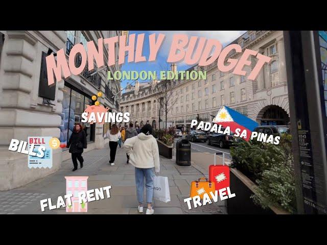 MY MONTHLY BUDGET (London edition '22)