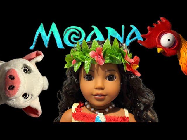 Unboxing/Review American Girl X Disney Moana Doll and Accessories