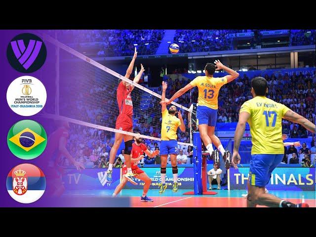Brazil  Serbia - Full Semi-Final | Men’s World Champs 2018