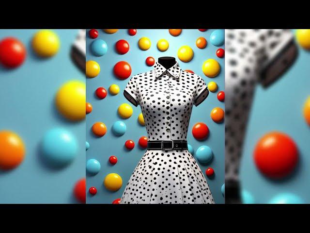 Top 10 Polka Dot Print Fit and Flare with Belt dress #dress #unseen #fashion