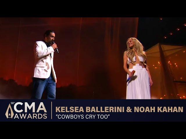 Kelsea Ballerini and Noah Kahan – “Cowboys Cry Too” | Live at CMA Awards 2024