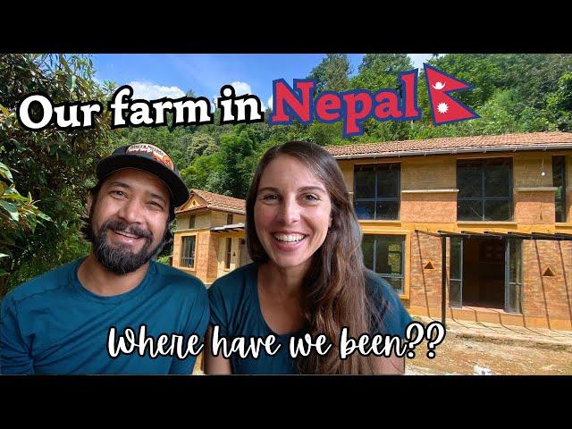 Our Farm in Nepal | big life update + rammed earth house done!