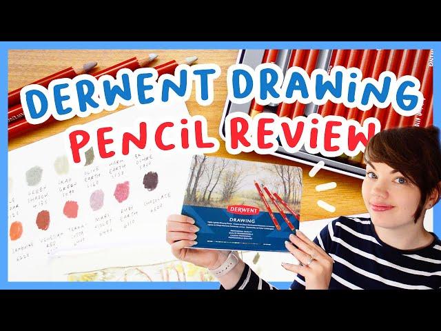 Swatching, testing and comparing Derwent Drawing pencils! Full review ️