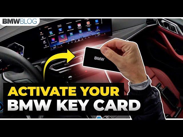 How to activate the BMW Key Card