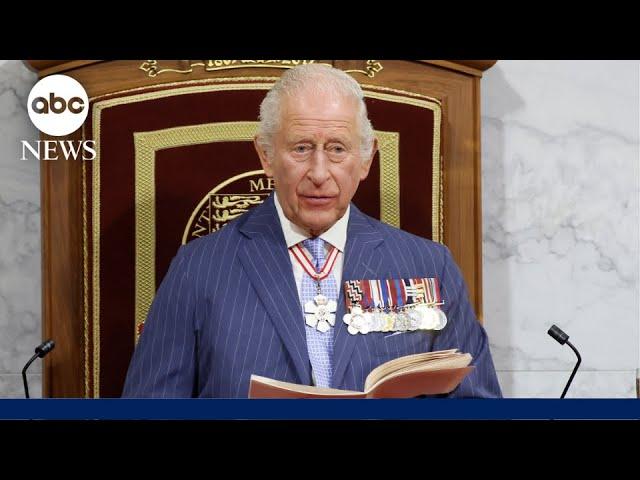 King Charles III defends Canada's sovereignty in speech to open parliament