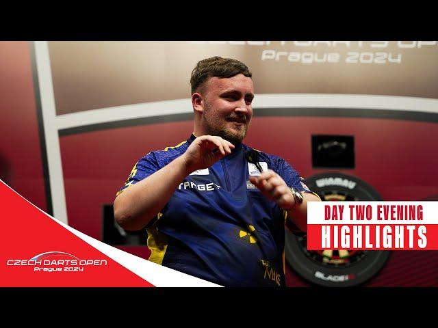 RECORD BREAKING AVERAGES! | Day Two Evening Highlights | 2024 Gambrinus Czech Darts Open