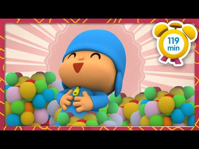  POCOYO em PORTUGUÊS do BRASIL - Escorregam no Parquinho! [119 min] DESENHOS ANIMADOS para crianças