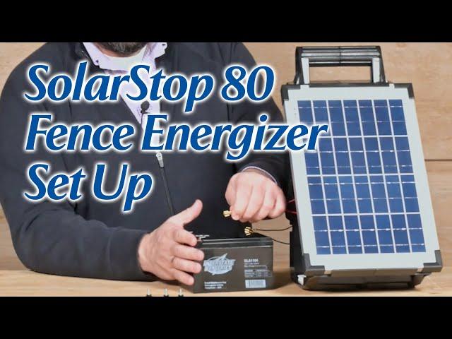 SolarStop 80 Fence Energizer Set Up