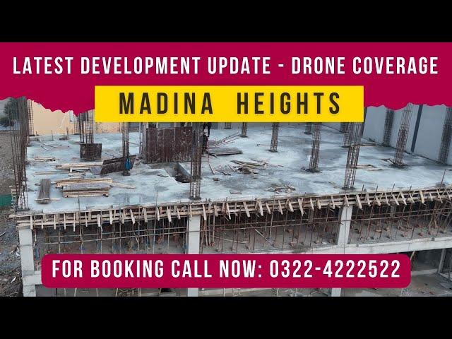 Madina Heights | Latest Development Update | Drone Coverage | Bahria Town | Friends Property Network