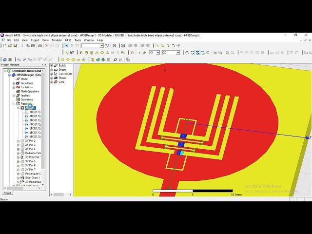 UWB novel antenna design HFSS