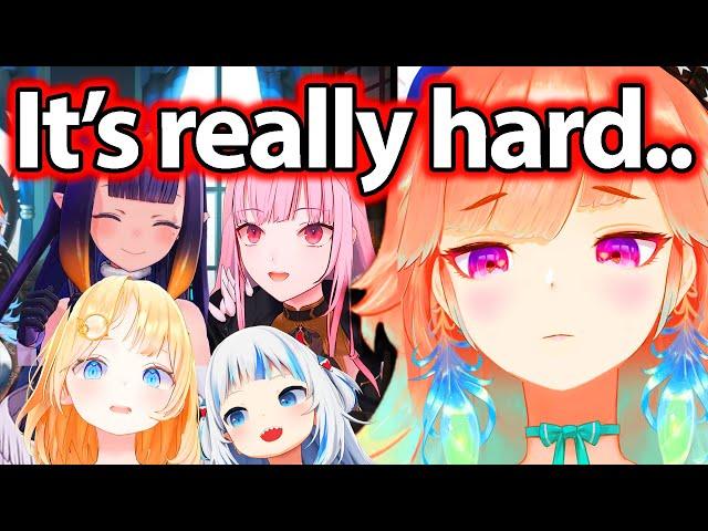 Kiara Explains Why Full Myth Collab is Hard To Do Now 【Hololive EN】