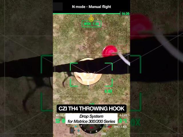 CZI TH4 Throwing Hook Drop Systemfor DJI Matrice 300/200 Series - First Test! | DSLRPros