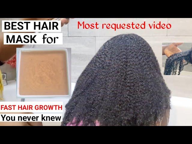 BEST HAIR MASK FOR FAST HAIR GROWTH|HOMEMADE DEEP CONDITIONER|PROTEIN TREATMENT|NATURAL HAIR|4C HAIR