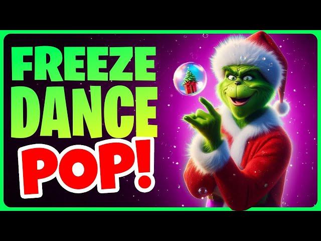 Freeze Dance POP  Christmas Brain Break for Kids  Just Dance  Grinch GoNoodle