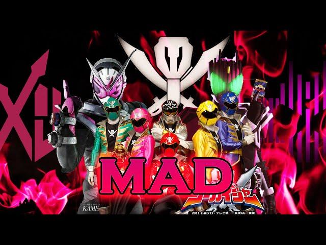 【MAD】가면라이더/슈퍼전대 크로스오버 매드무비 디케이드, 지오, 고카이쟈 Kamen Rider/Super Sentai Crossover 仮面ライダー/スーパー戦隊クロスオーバー