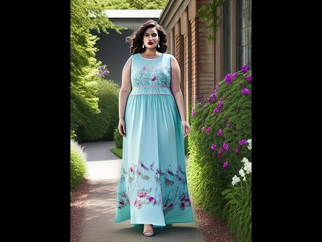 Unveiling Size Inclusive Digital Glamour: 145 Stylish Plus Size Dresses for Summer 2023