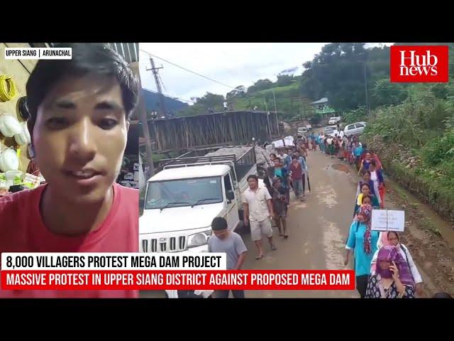 Siang Indigenous Farmers Forum stage protest against proposed 12,500 mega watt dam