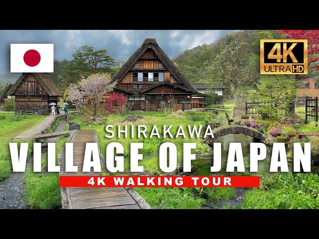 Japans Most Beautiful Village, Shirakawa-go | 4K Relaxing Japan Walk - 4K HDR 60fps