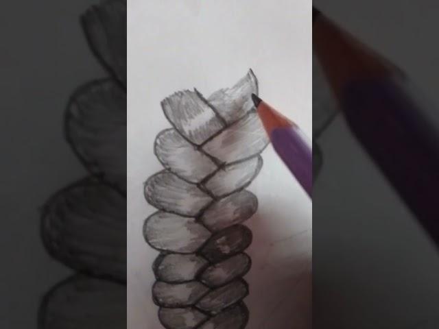 drawing braid#how to draw a braid#google search#drawing with haya #youtube shorts#shorts