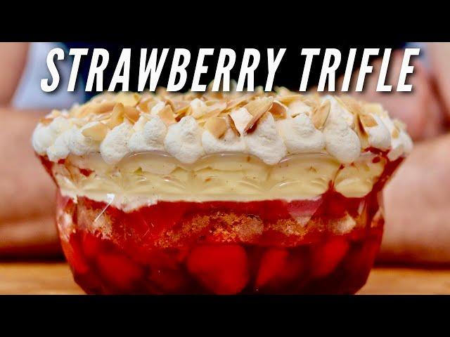 Strawberry Trifle - Making The Classic English Dessert From Scratch