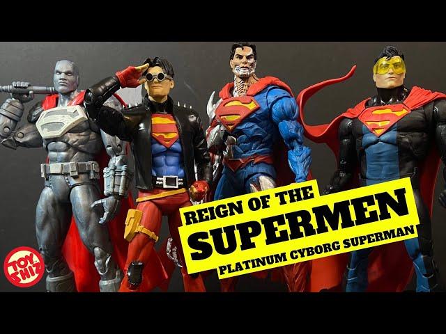2024 CYBORG SUPERMAN Platinum Edition Variant | DC Multiverse | McFarlane Toys
